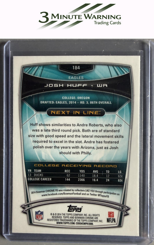 2014 Bowman Chrome #184 Josh Huff