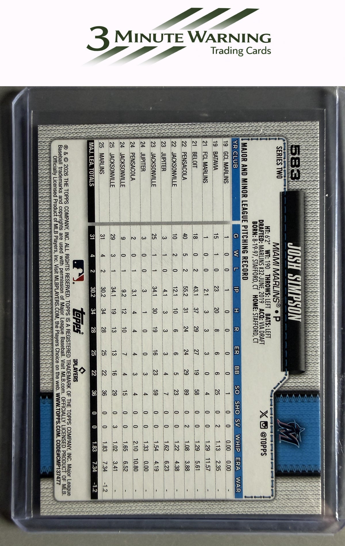 2026 Topps #583 Josh Simpson