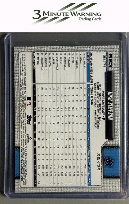 2026 Topps #583 Josh Simpson