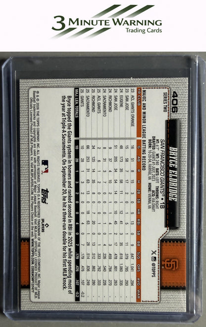 2026 Topps #406 Bryce Eldridge