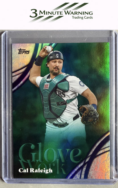 2026 Topps #GW-37 Cal Raleigh Glove Work