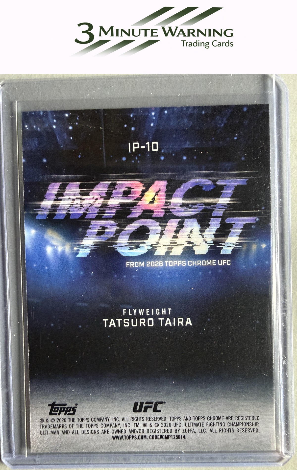 2026 Topps Chrome UFC #IP-10 Tatsuro Taira Impact Point