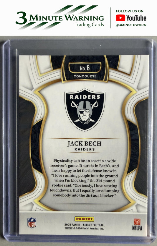 2025 Panini Select #6 Jack Bech