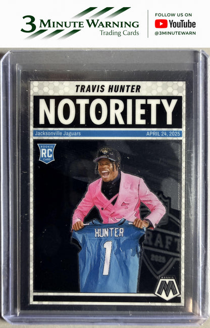 2025 Panini Mosaic #12 Travis Hunter Notoriety