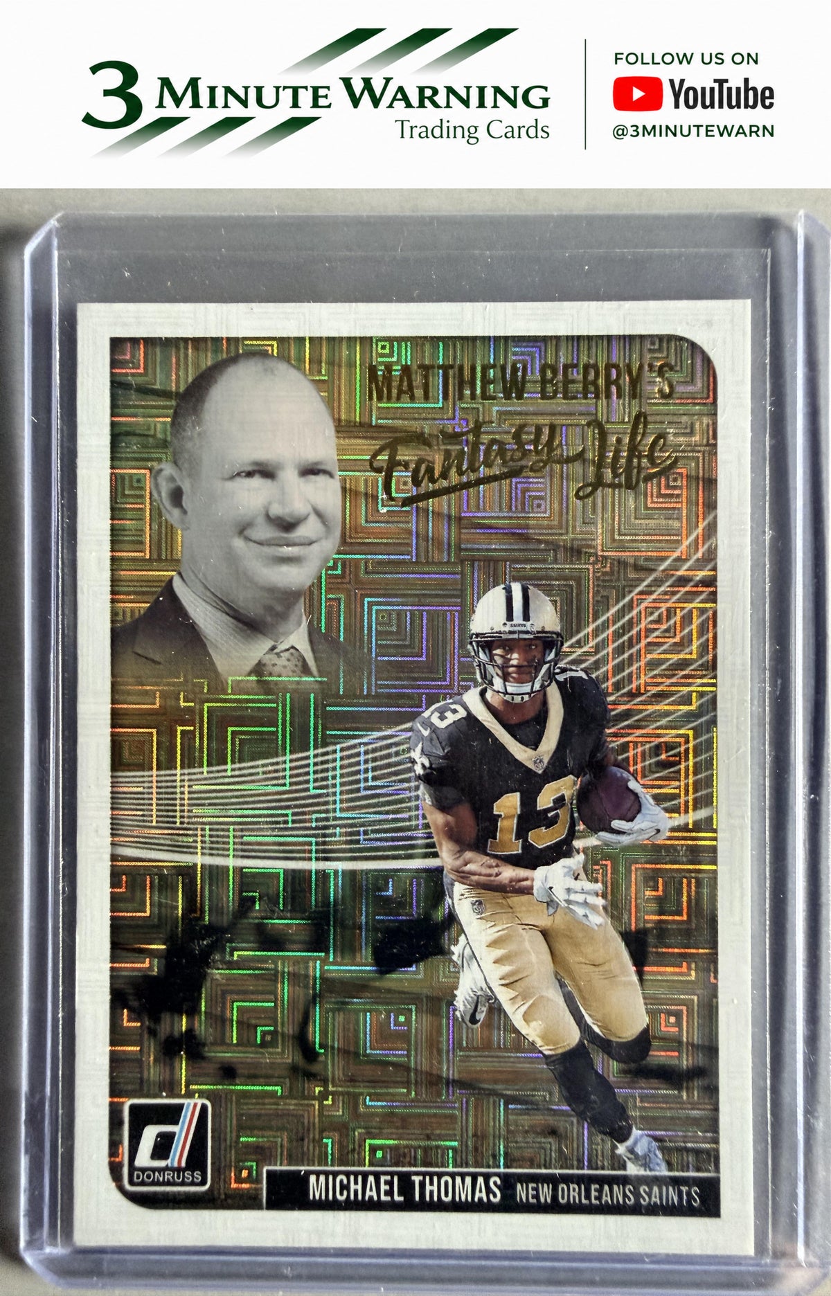 2018 Donruss - Matthew Berry's Fantasy Life #MBF13 Michael Thomas