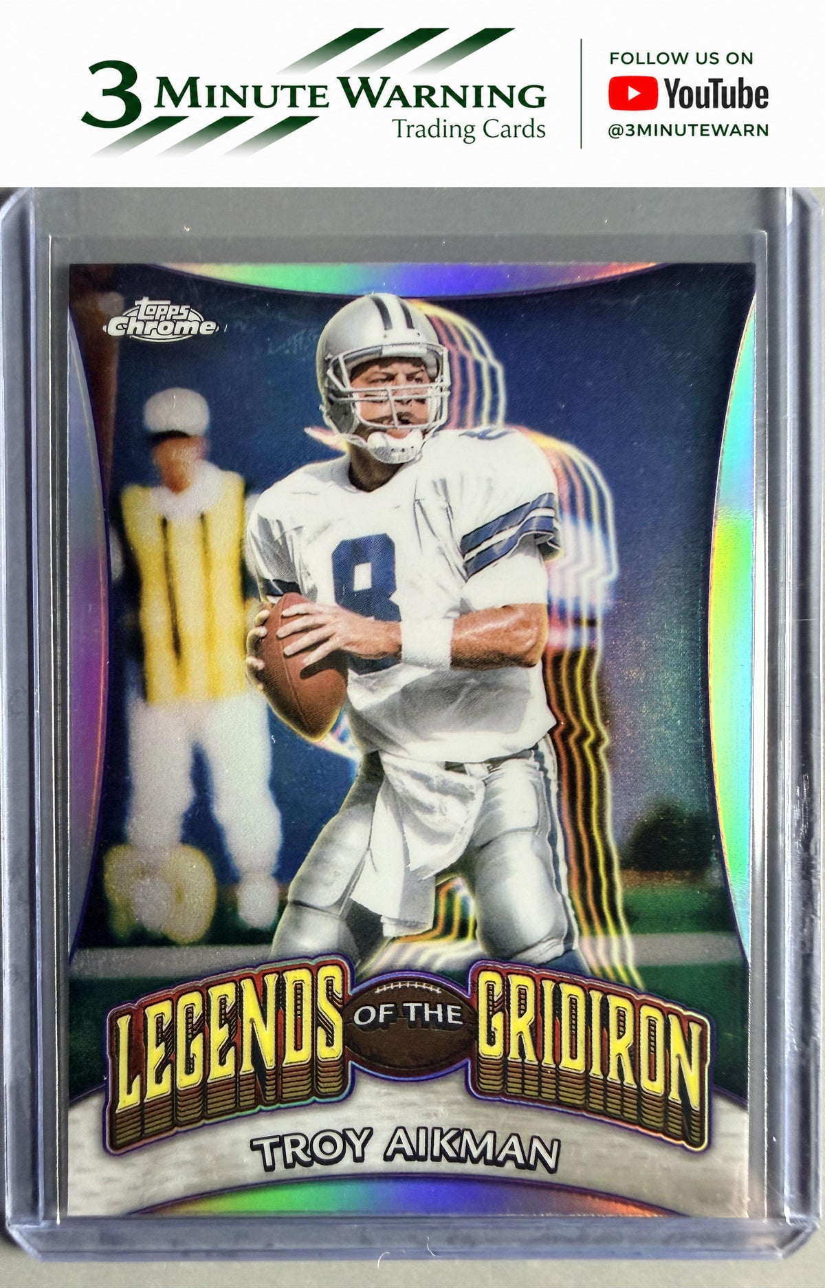 2024 Topps Chrome #LOG-17 Troy Aikman Legends of the Gridiron