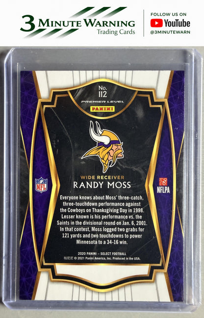 2020 Panini Select #112 Randy Moss