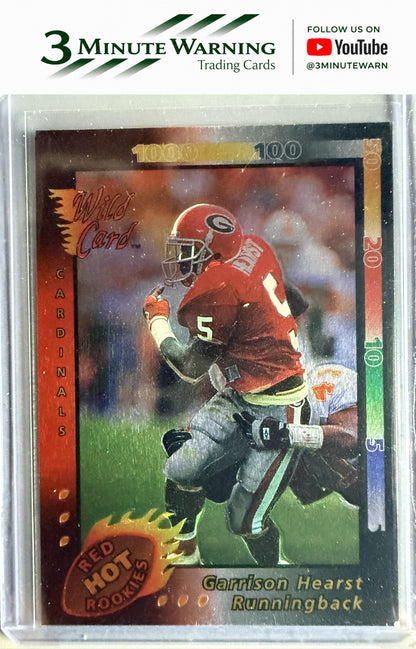 1993 Wild Card #SCR-5 Garrison Hearst Superchrome Red Hot Rookies