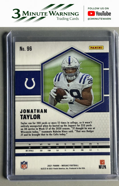 2021 Panini Mosaic #96 Jonathan Taylor