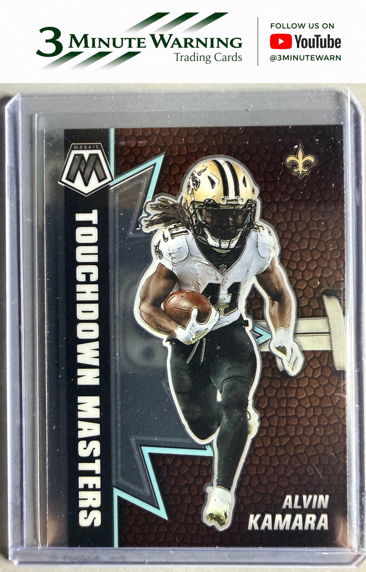 2021 Panini Mosaic #TM-1 Alvin Kamara Touchdown Masters