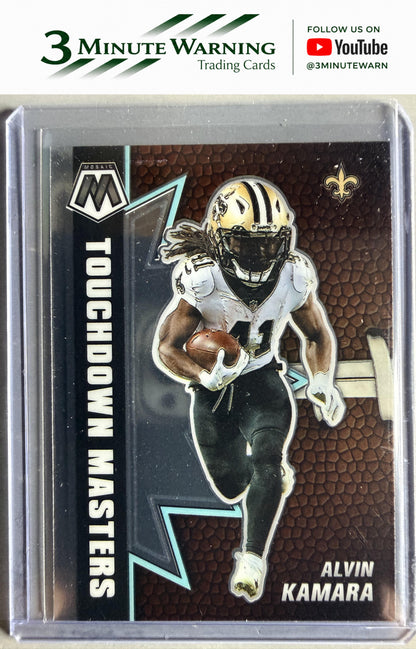 2021 Panini Mosaic #TM-1 Alvin Kamara Touchdown Masters