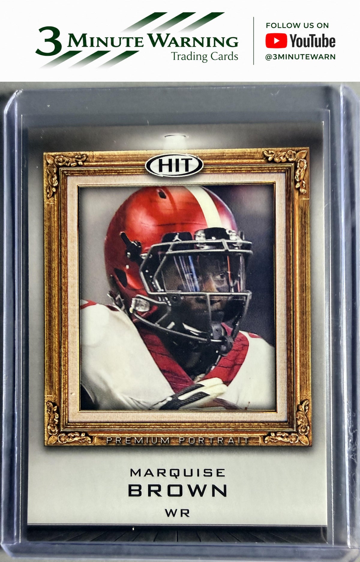 2019 SAGE HIT #PP-07 Marquise Brown Premium Portrait
