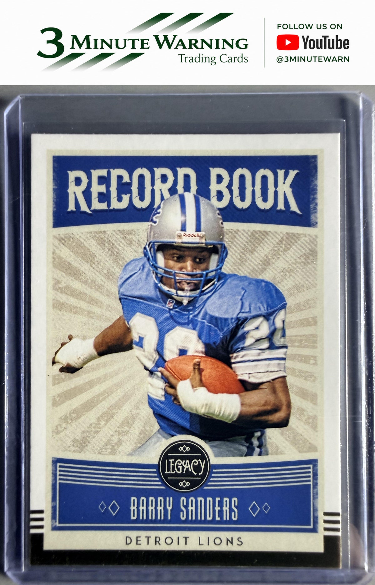 2020 Panini Legacy #RB-BS Barry Sanders Record Book