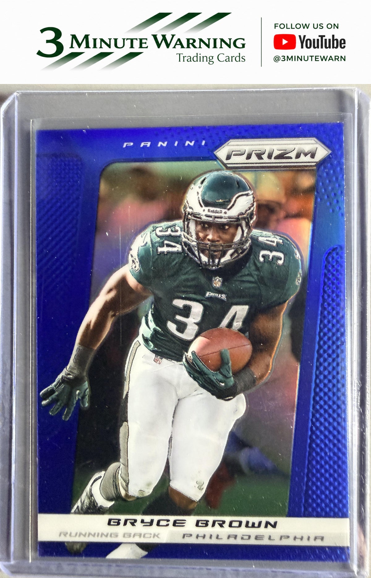 2013 Panini Prizm #169 Bryce Brown Prizm Blue