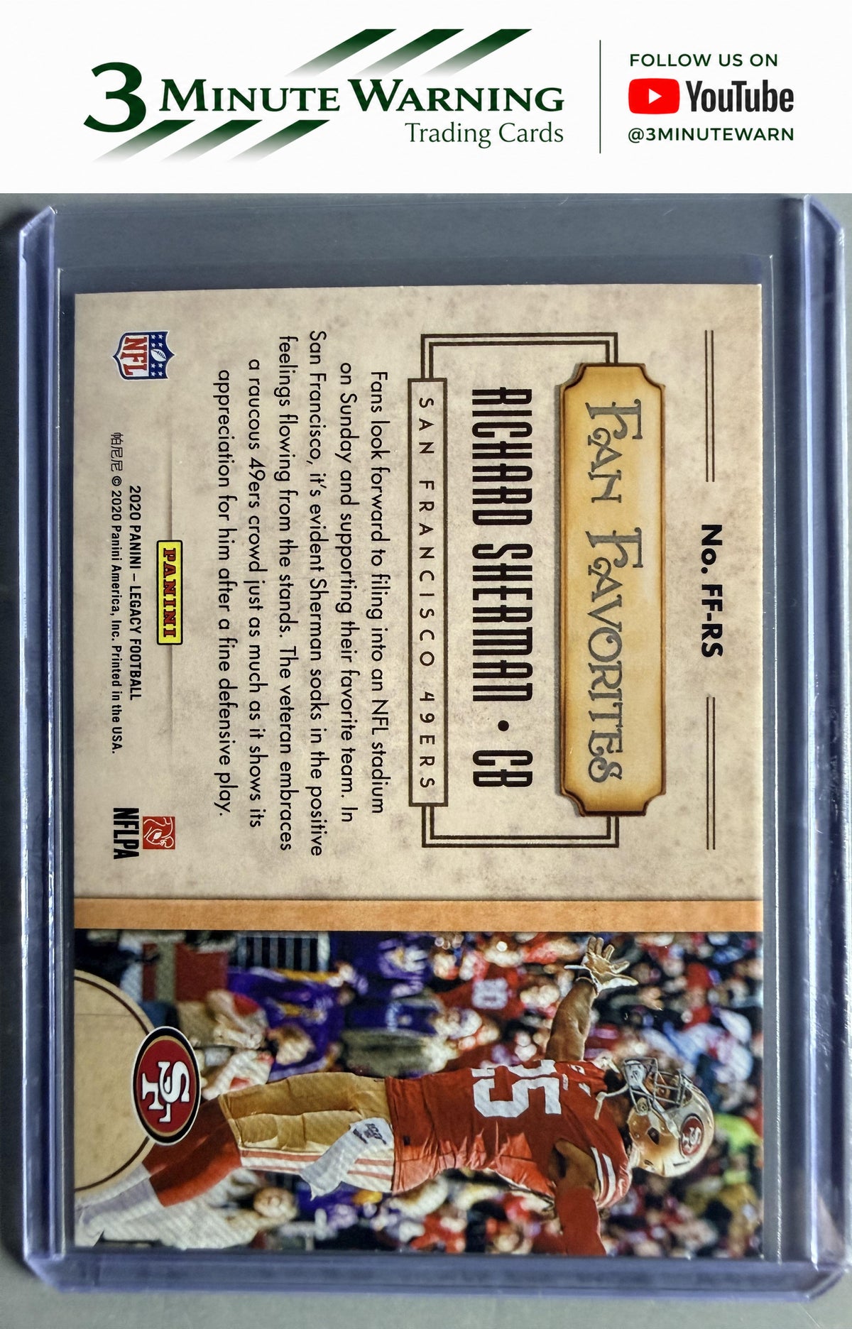 2020 Panini Legacy #FF-RS Richard Sherman Fan Favorites