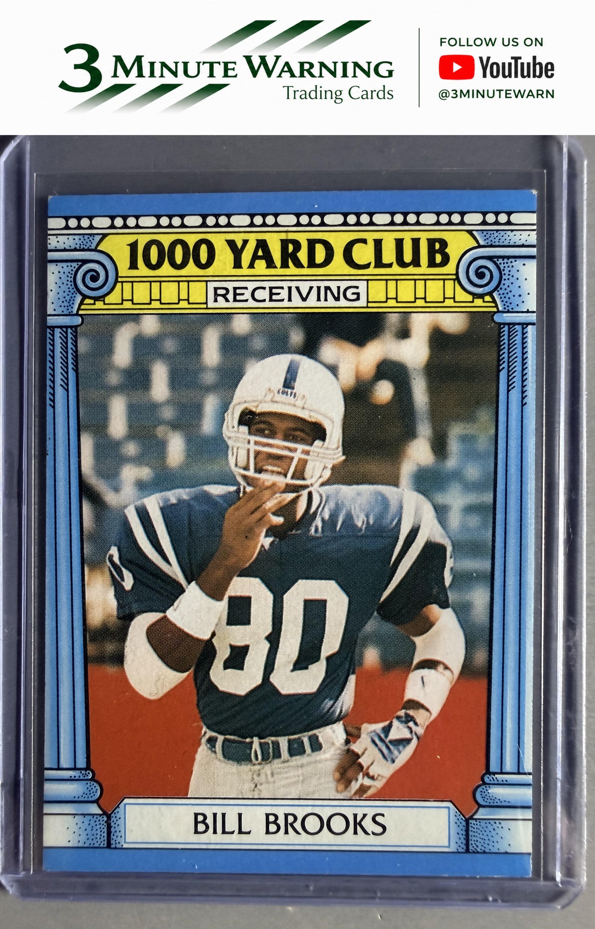 1987 Topps #15 Bill Brooks 1000 Yard Club