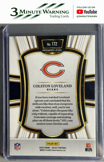 2025 Panini Select #172 Colston Loveland