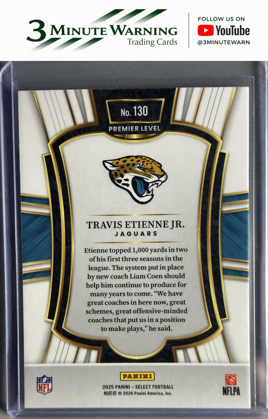 2025 Panini Select #130 Travis Etienne Jr.