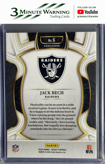 2025 Panini Select #6 Jack Bech