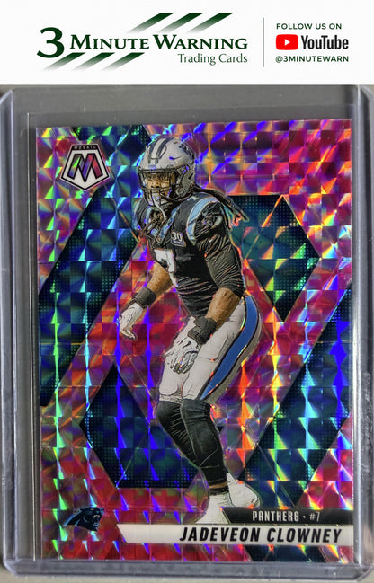 2025 Panini Mosaic #163 Jadeveon Clowney Mosaic Camo Pink