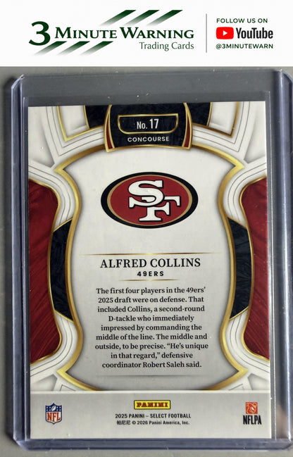 2025 Panini Select #17 Alfred Collins