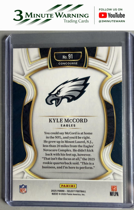 2025 Panini Select #91 Kyle McCord