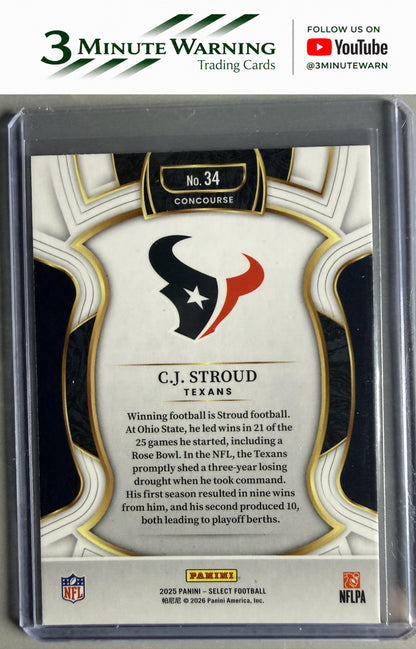 2025 Panini Select #34 C.J. Stroud