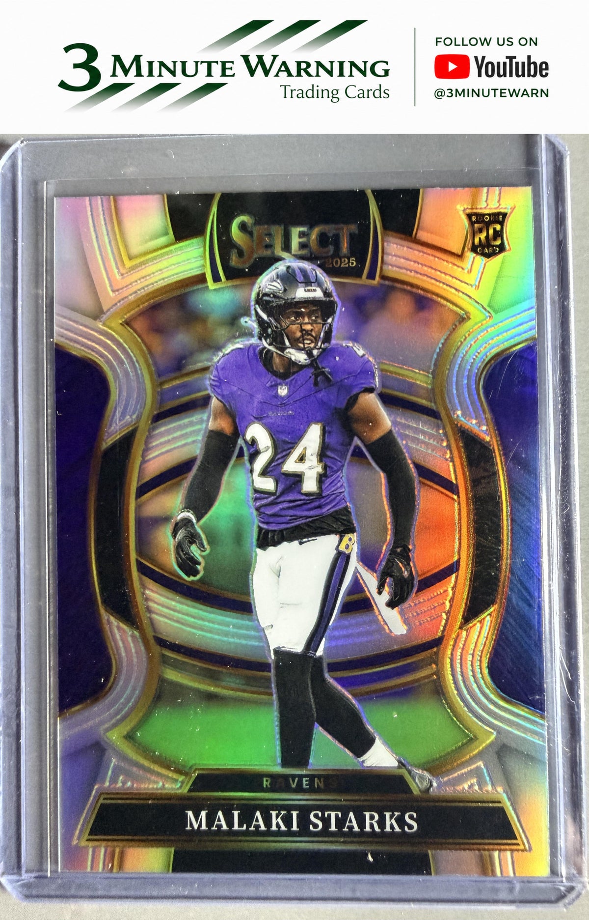 2025 Panini Select #61 Malaki Starks Silver Prizm