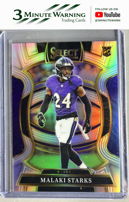 2025 Panini Select #61 Malaki Starks Silver Prizm