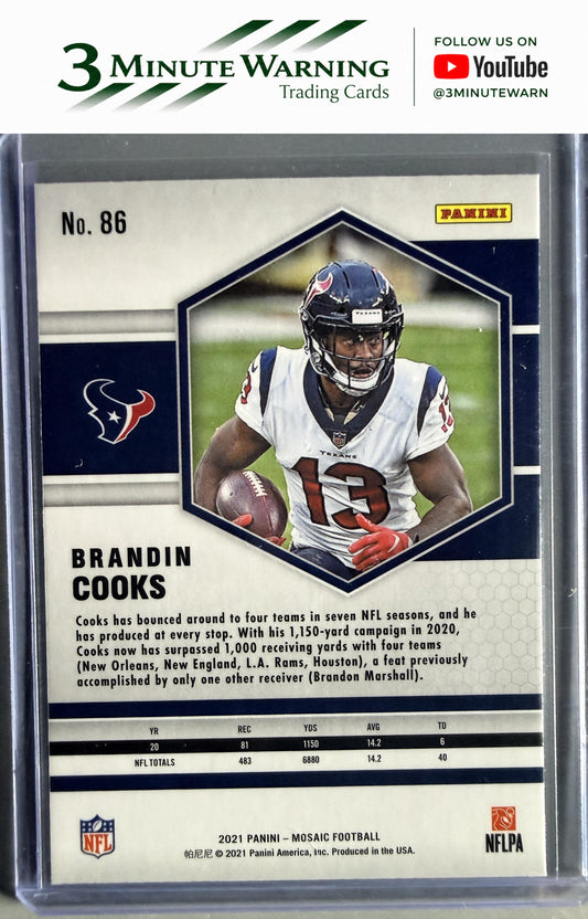 2021 Panini Mosaic #86 Brandin Cooks