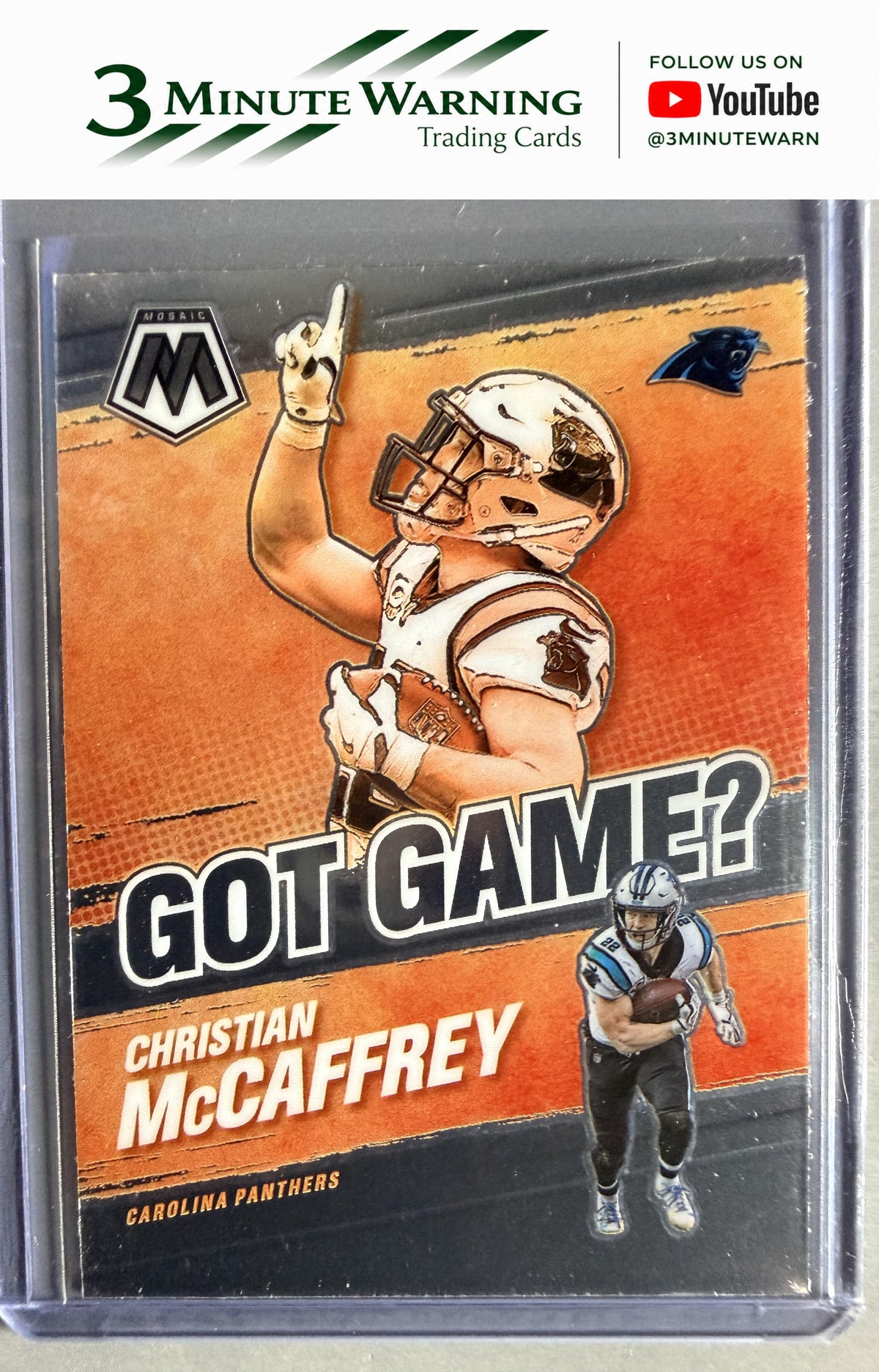 2021 Panini Mosaic #GG-10 Christian McCaffrey Got Game?