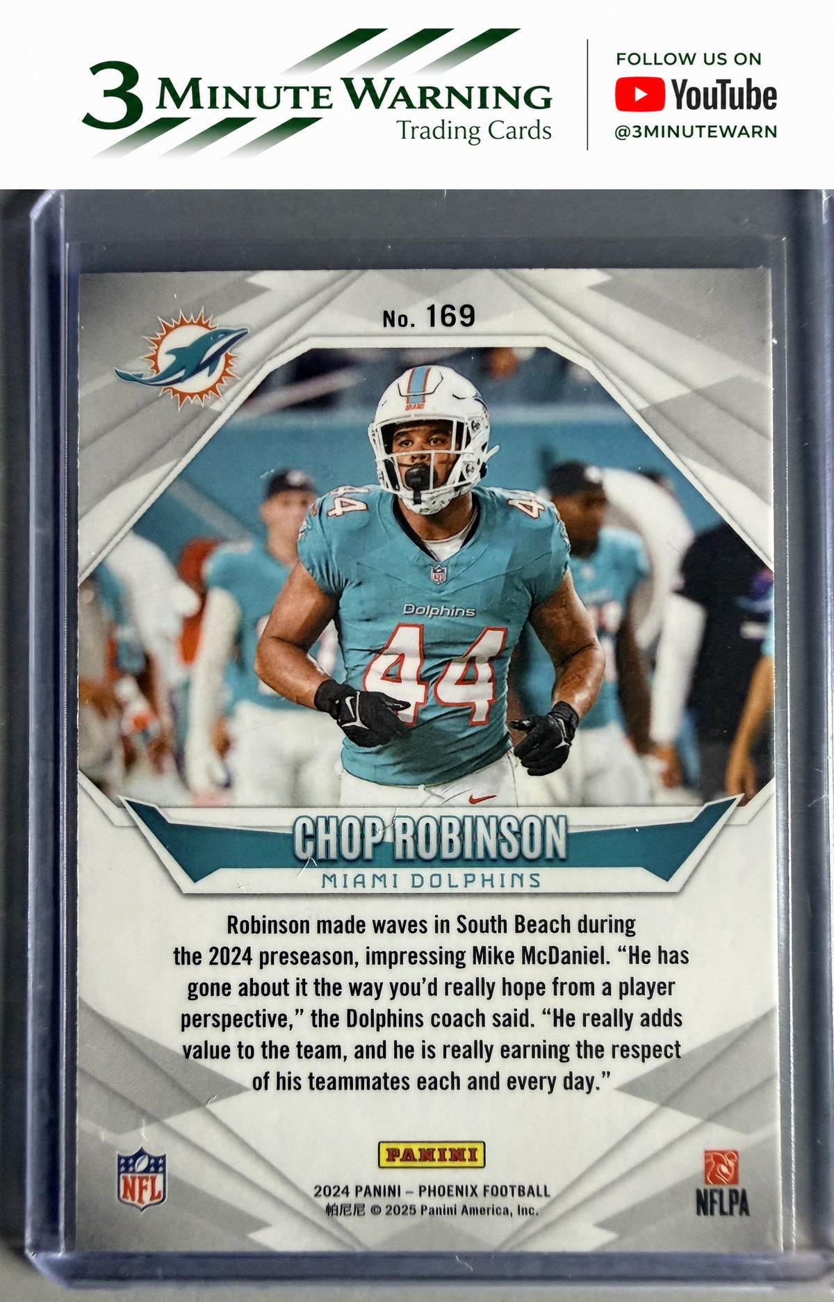 2024 Panini Phoenix #169 Chop Robinson