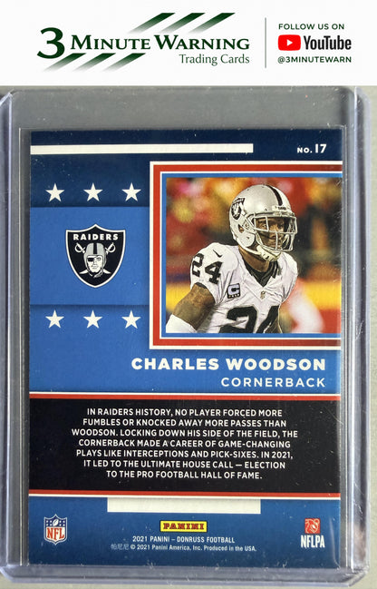 2021 Donruss #I7 Charles Woodson Inducted