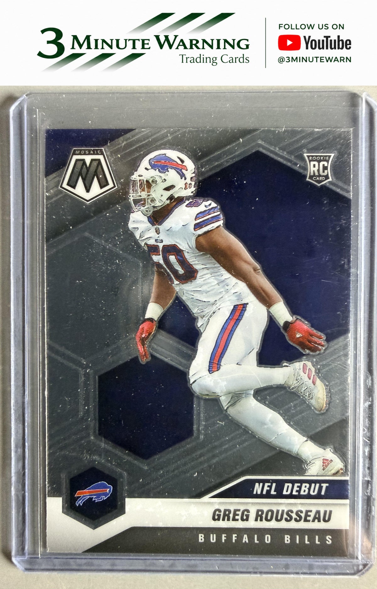 2021 Panini Mosaic #259 Greg Rousseau