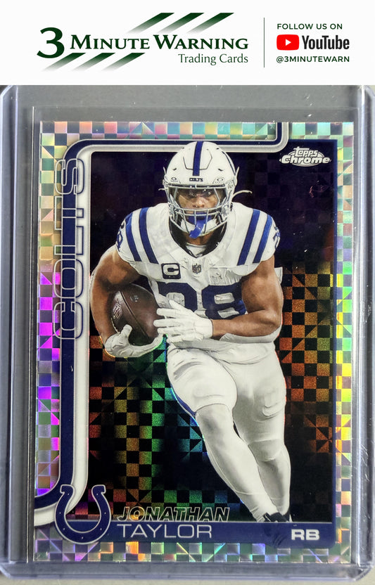 2025 Topps Chrome #130 Jonathan Taylor X-Fractor