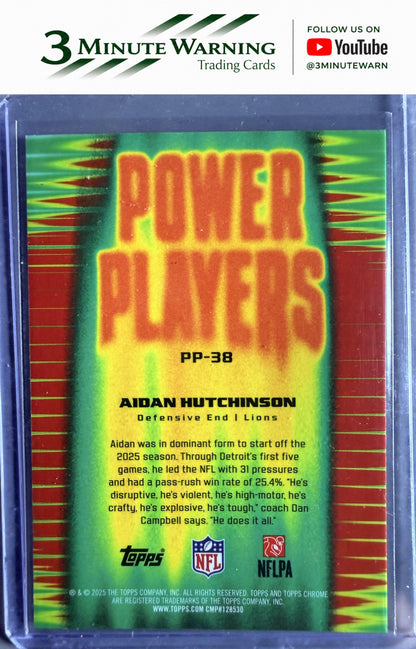 2025 Topps Chrome #PP-38 Aidan Hutchinson Power Players
