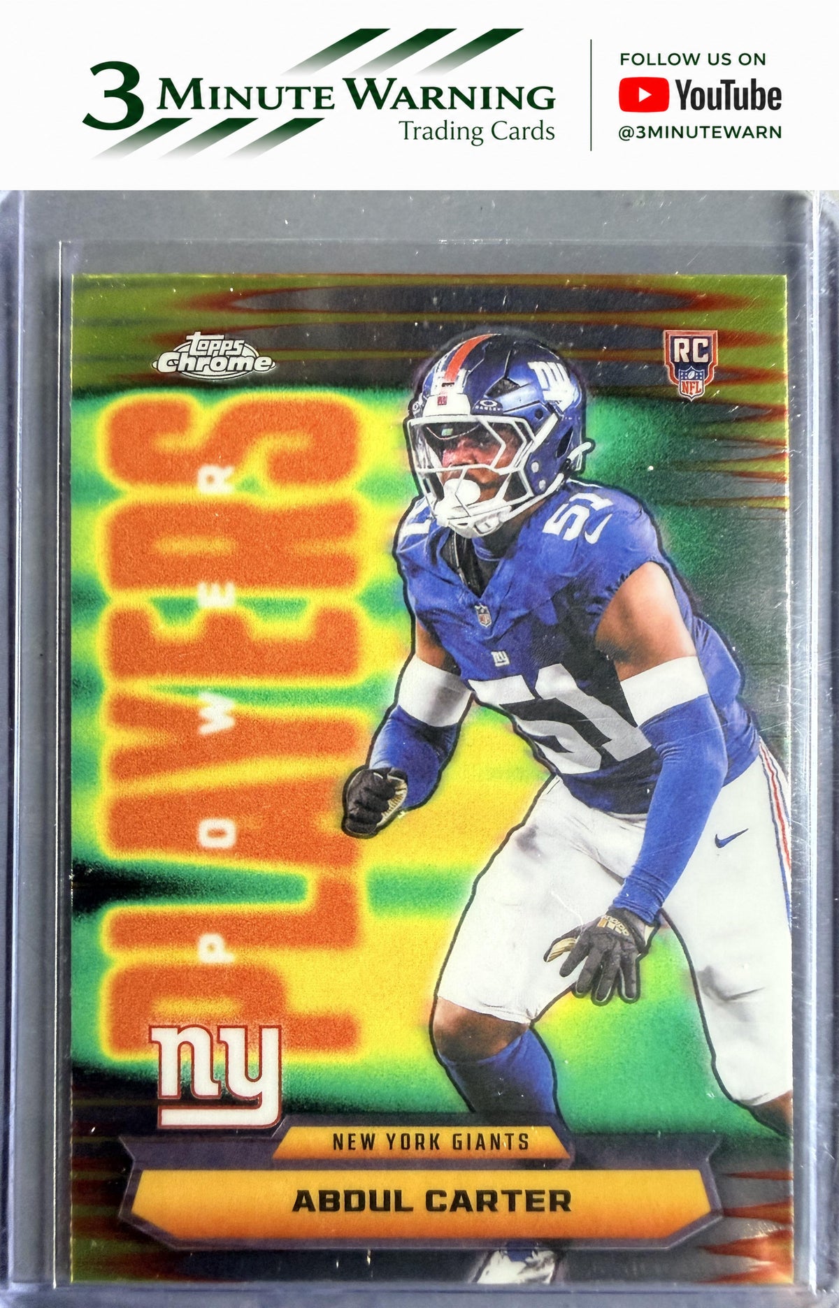 2025 Topps Chrome #PP-40 Abdul Carter Power Players