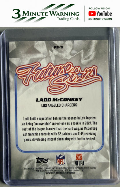 2025 Topps Chrome #FS-3 Ladd McConkey Future Stars