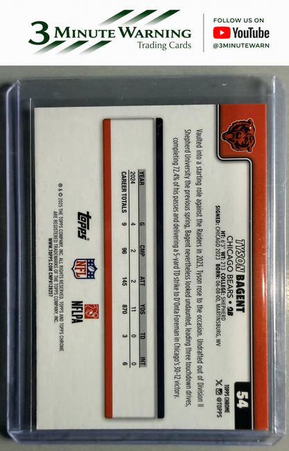 2025 Topps Chrome #54 Tyson Bagent