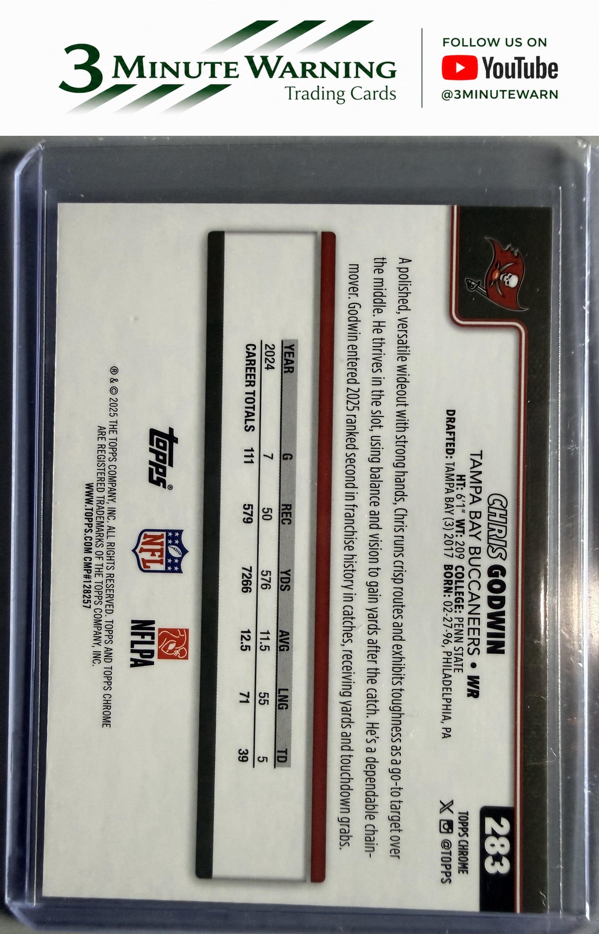 2025 Topps Chrome #283 Chris Godwin