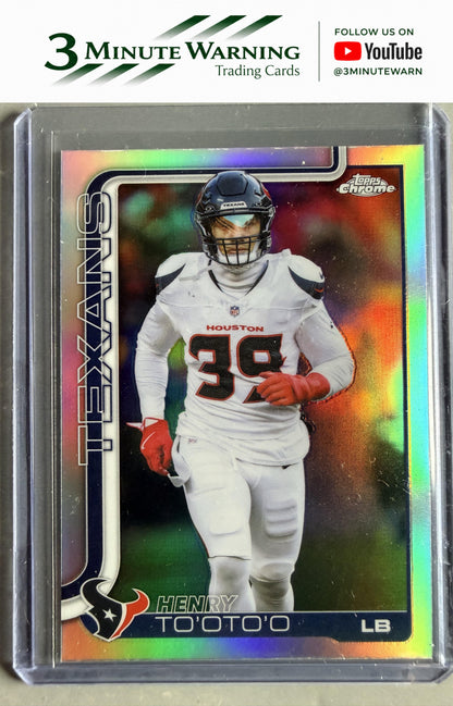 2025 Topps Chrome #122 Henry To'oTo'o Refractor