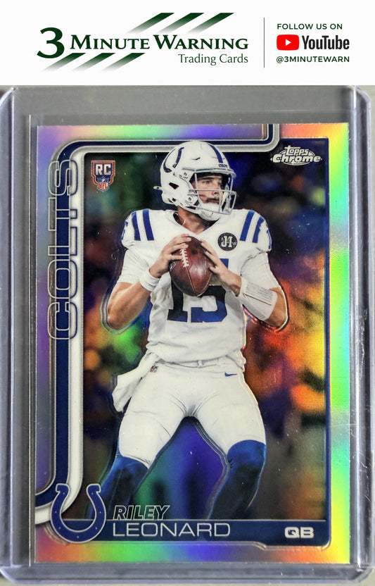 2025 Topps Chrome #318 Riley Leonard Refractor