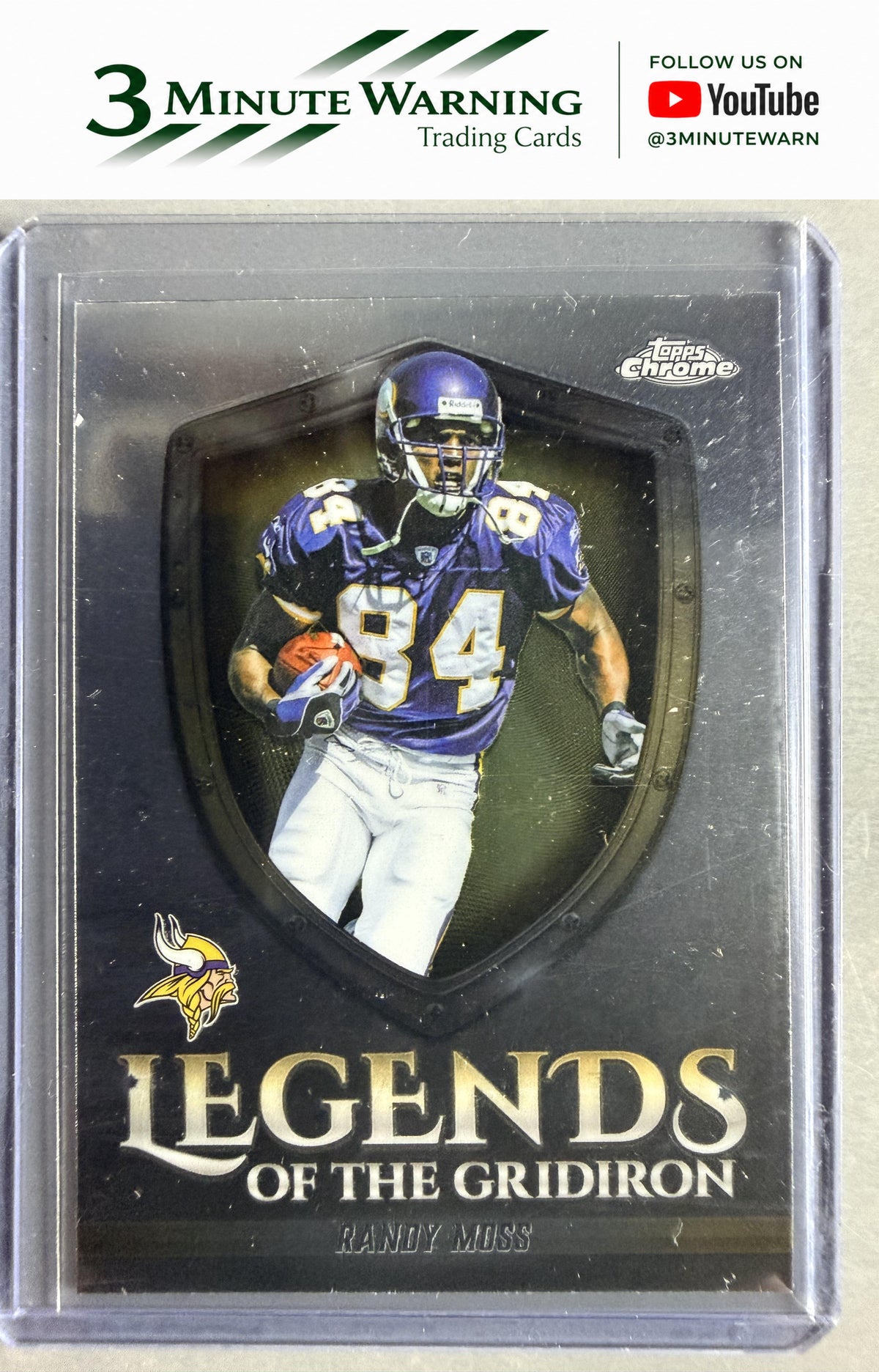 2025 Topps Chrome #LOG-25 Randy Moss Legends of the Gridiron