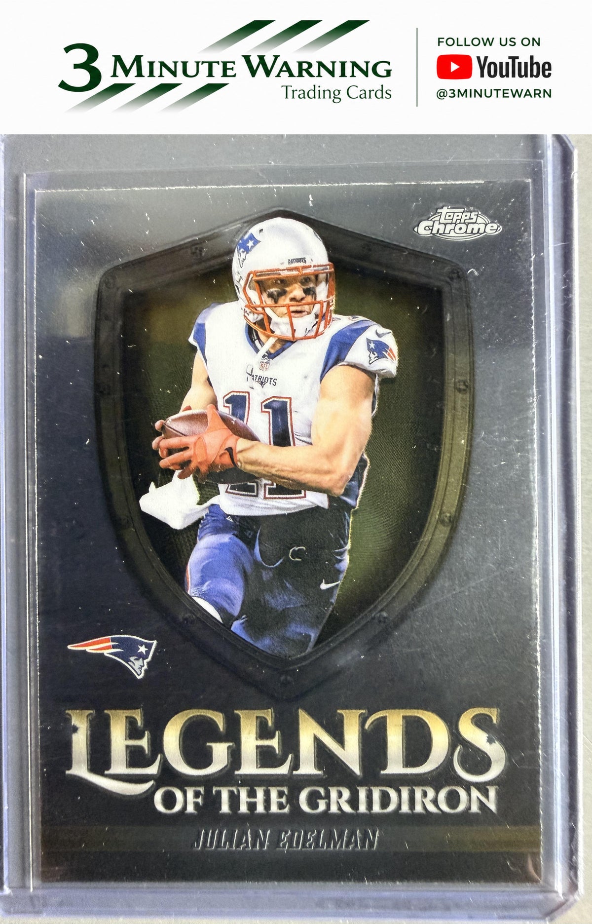 2025 Topps Chrome #LOG-24 Julian Edelman Legends of the Gridiron