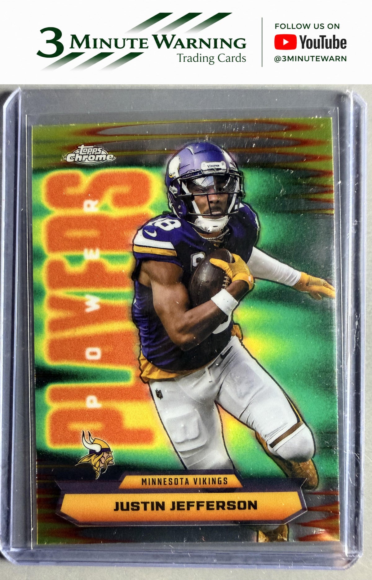2025 Topps Chrome #PP-22 Justin Jefferson Power Players