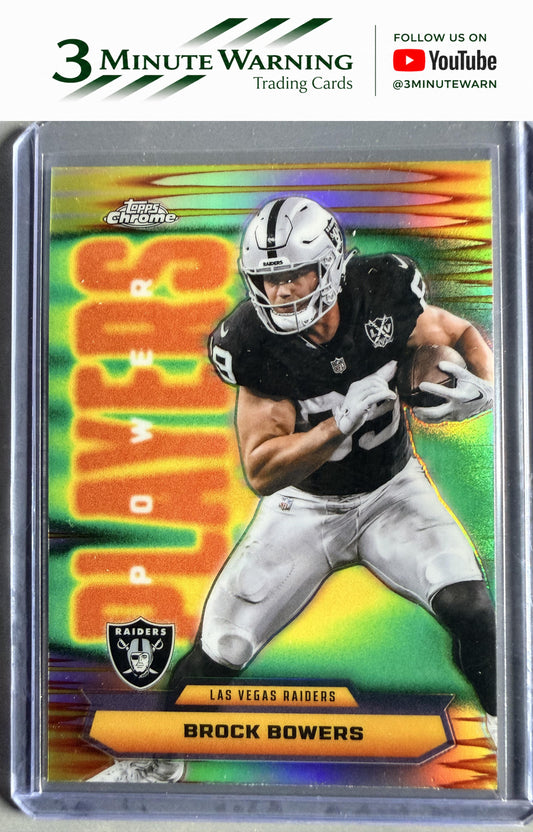 2025 Topps Chrome #PP-31 Brock Bowers Power Players
