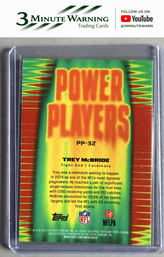 2025 Topps Chrome #PP-32 Trey McBride Power Players