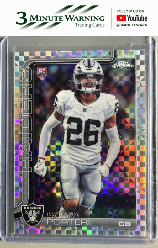 2025 Topps Chrome #367 Darien Porter X-Fractor