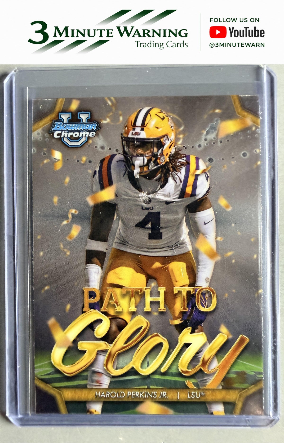 2024 Bowman University Chrome #PG-20 Harold Perkins Jr. Path To Glory