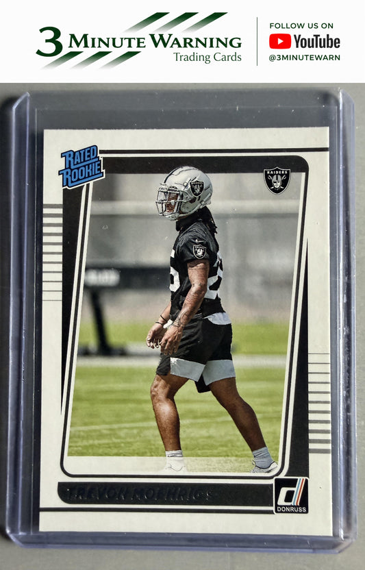 2021 Donruss #350 Tre'von Moehrig